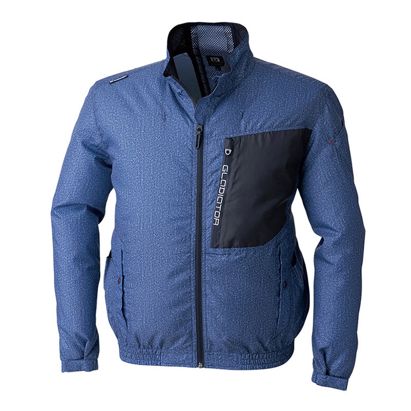 コーコス信岡 ボルトクール 長袖ジャケット G-6212 インディゴ 4L 1枚（ご注文単位1枚）【直送品】