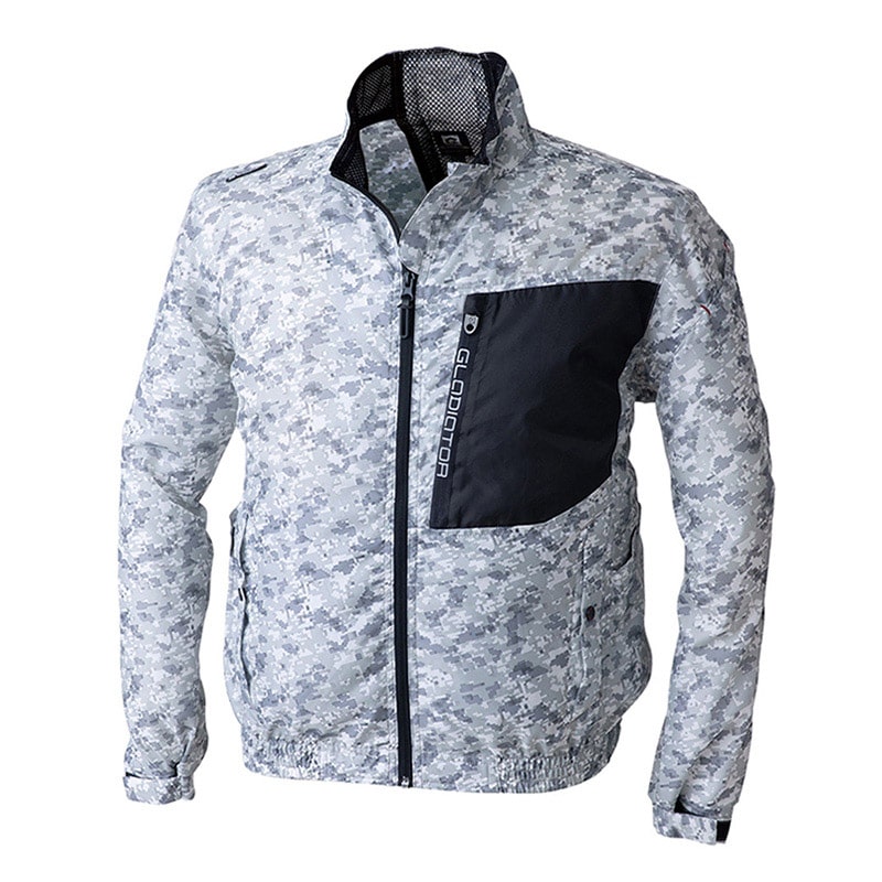 コーコス信岡 ボルトクール 長袖ジャケット G-6212 カモグレー LL 1枚（ご注文単位1枚）【直送品】