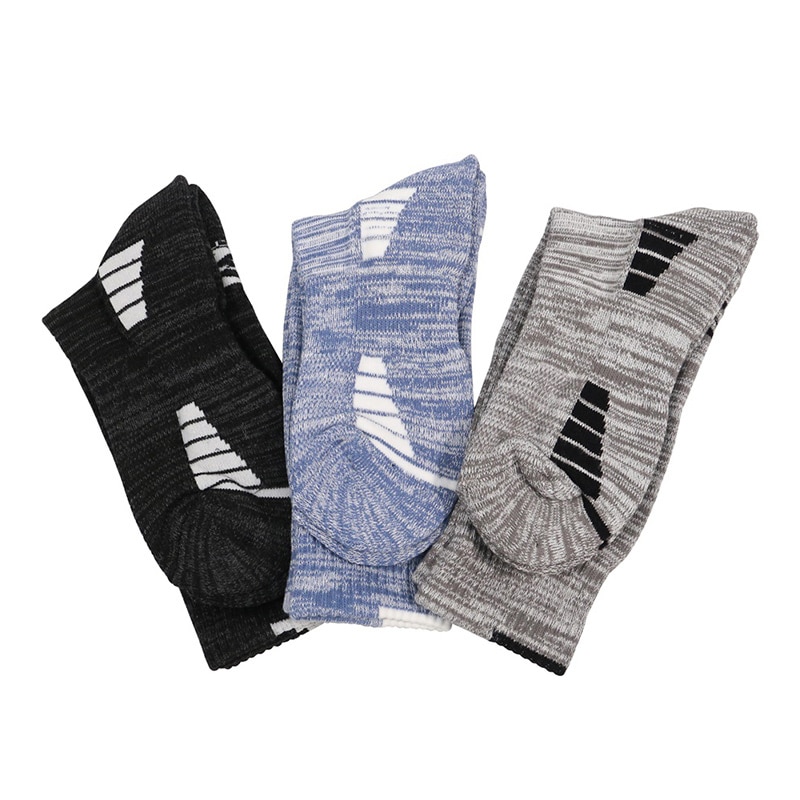 コーコス信岡 クルーパイルソックス 3P G-8450 ホワイトモクMIX F 1個（ご注文単位1個）【直送品】