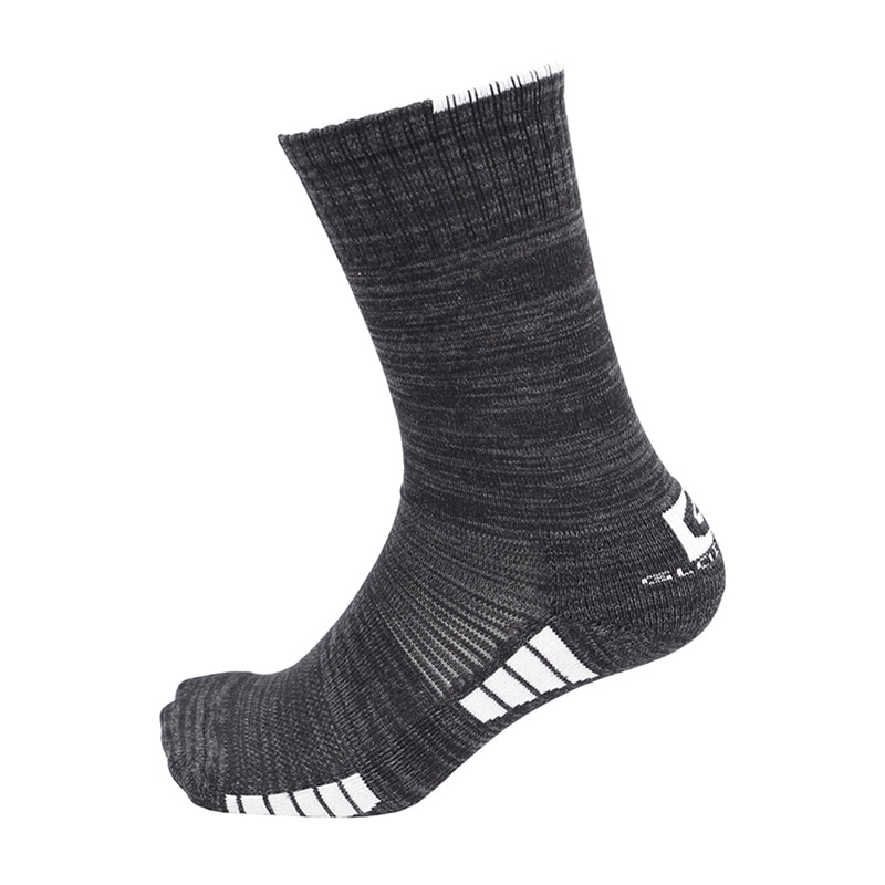 コーコス信岡 クルーパイルソックス 3P G-8450 ホワイトモクMIX F 1個（ご注文単位1個）【直送品】