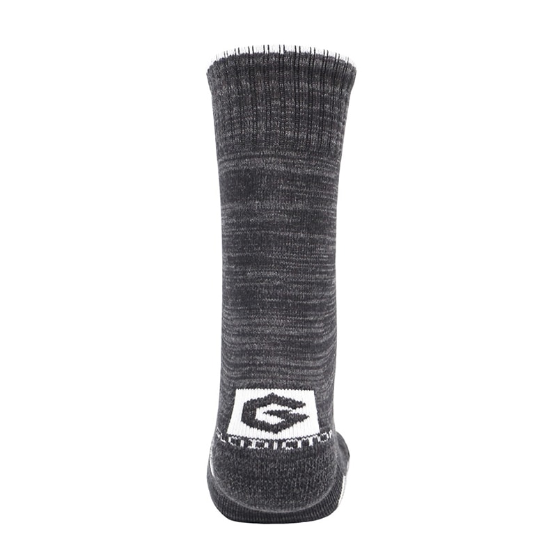 コーコス信岡 クルーパイルソックス 3P G-8450 ホワイトモクMIX F 1個（ご注文単位1個）【直送品】