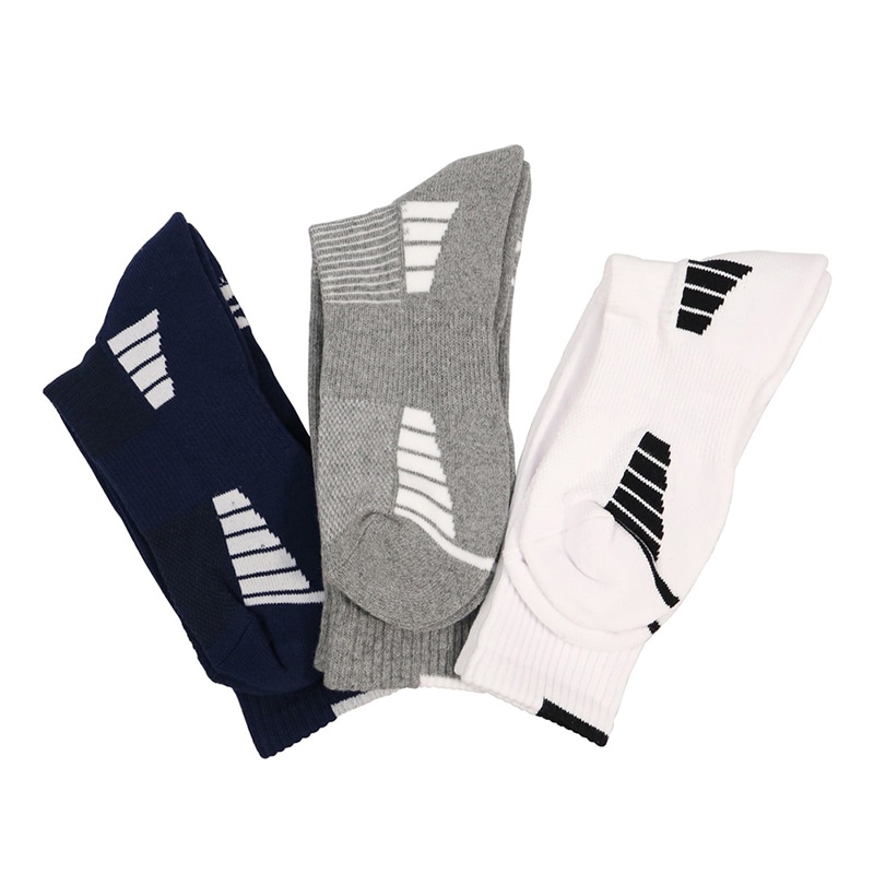 コーコス信岡 クルーパイルソックス 3P G-8450 カラーMIX F 1個（ご注文単位1個）【直送品】