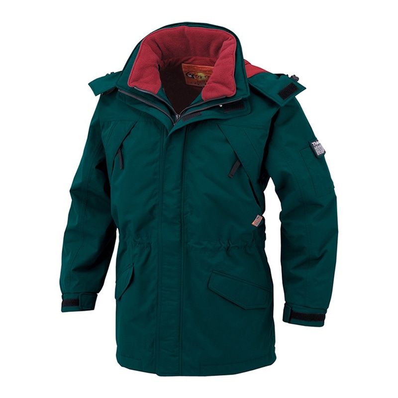 コーコス信岡 透湿防水防寒コート 8866 グリーン 5L 1枚（ご注文単位1枚）【直送品】