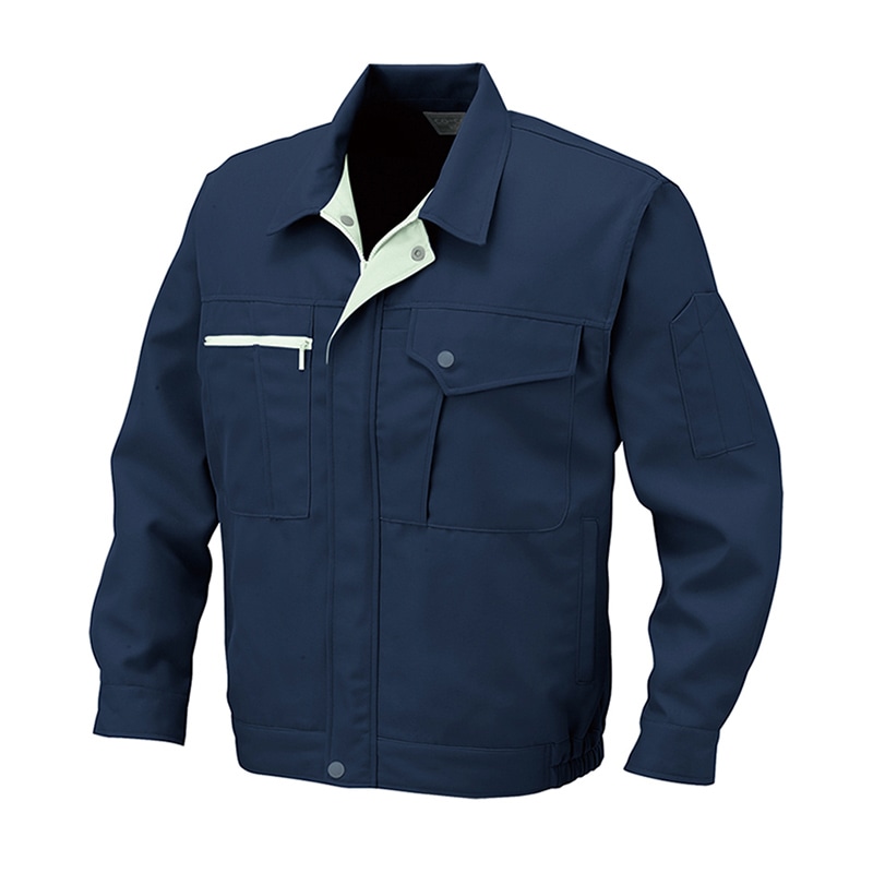 コーコス信岡 裏綿ブルゾン K-2100 ネイビー LL 1枚（ご注文単位1枚）【直送品】