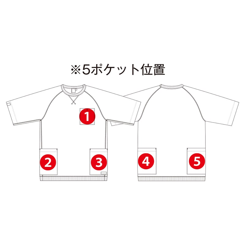 コーコス信岡 5ポケット半袖Tシャツ G-947 サーフブルー LL 1枚(ご注文単位1枚)【直送品】