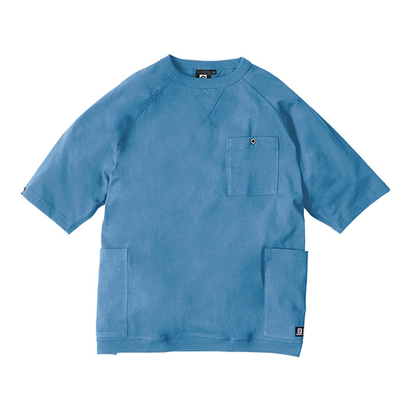 コーコス信岡 5ポケット半袖Tシャツ G-947 サーフブルー 5L 1枚（ご注文単位1枚）【直送品】