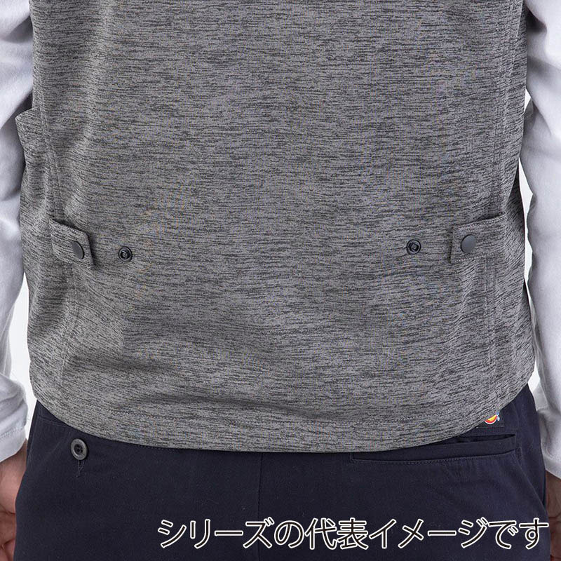 コーコス信岡 ボルトヒート 防風ベスト G-8819 モクグレー 3L 1枚（ご注文単位1枚）【直送品】