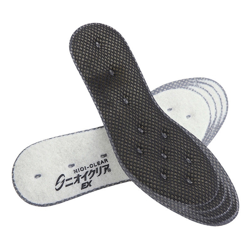 コーコス信岡 ニオイクリア インソール クレハロンタイプ G-104 ブラック F 24~27cm 1個（ご注文単位1個）【直送品】