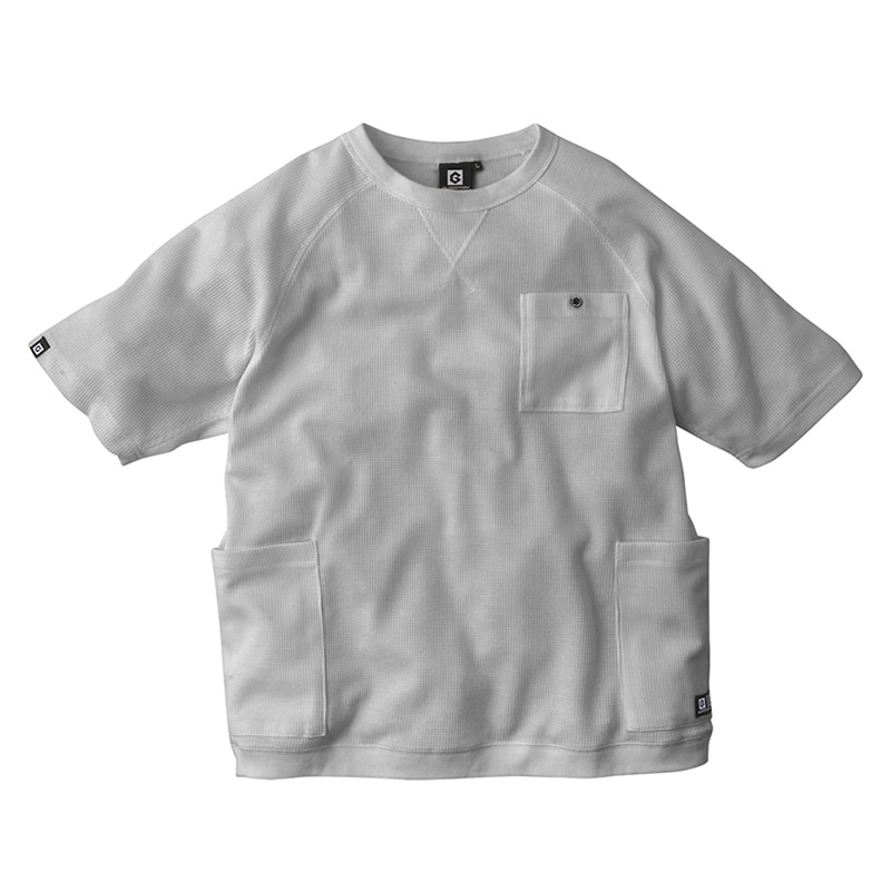 コーコス信岡 5ポケット半袖Tシャツ G-437 グレー 3L 1枚（ご注文単位1枚）【直送品】