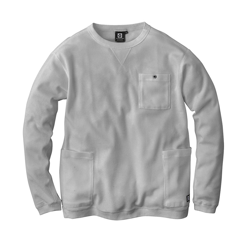 コーコス信岡 5ポケット長袖Tシャツ G-438 グレー 4L 1枚（ご注文単位1枚）【直送品】