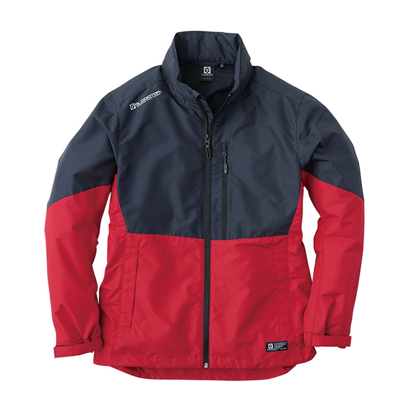 コーコス信岡 フィールドジャケット G-1036 ネイビー×レッド 5L 1枚(ご注文単位1枚)【直送品】