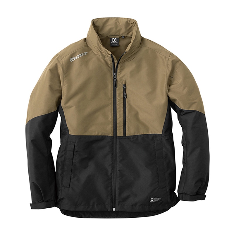 コーコス信岡 フィールドジャケット G-1036 カーキ×ブラック LL 1枚（ご注文単位1枚）【直送品】