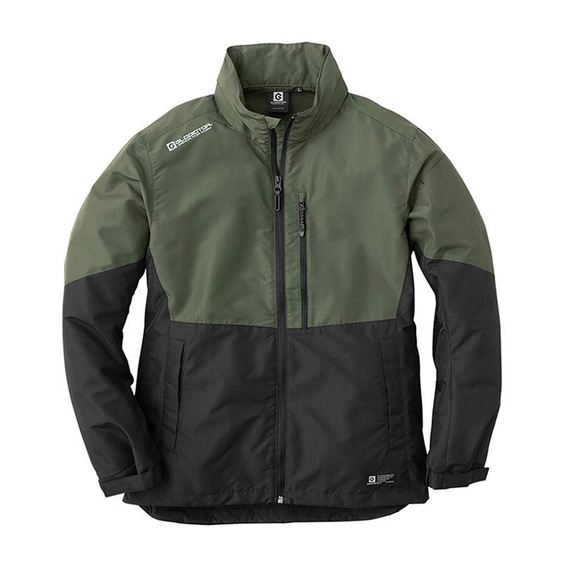 コーコス信岡 フィールドジャケット G-1036 アーミー×ブラック L 1枚（ご注文単位1枚）【直送品】