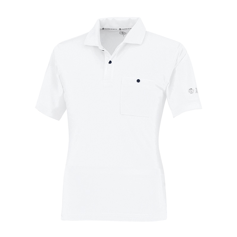 コーコス信岡 エコ半袖ポロシャツ AE-1697 ホワイト 3L 1枚（ご注文単位1枚）【直送品】