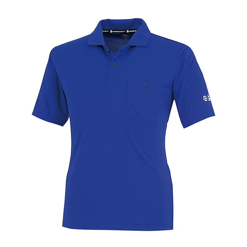 コーコス信岡 エコ半袖ポロシャツ AE-1697 ブルー 3L 1枚（ご注文単位1枚）【直送品】