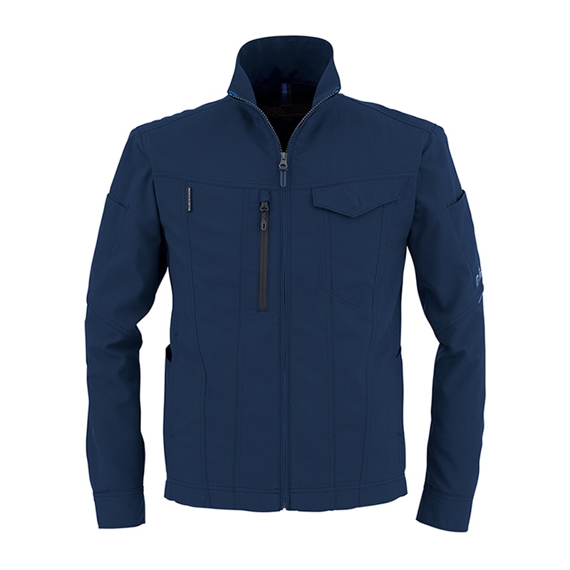 コーコス信岡 エコ・ストレッチ 長袖ブルゾン AE-9051 ネイビー S 1枚（ご注文単位1枚）【直送品】