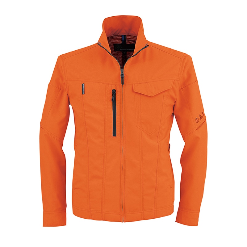 コーコス信岡 エコ・ストレッチ 長袖ブルゾン AE-9051 オレンジ 3L 1枚（ご注文単位1枚）【直送品】