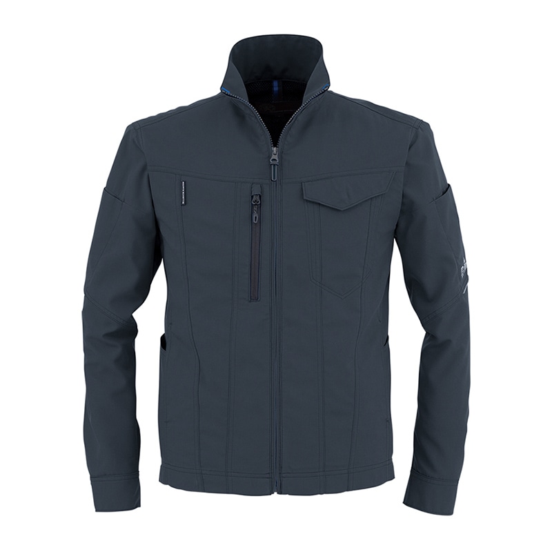 コーコス信岡 エコ・ストレッチ 長袖ブルゾン AE-9051 チャコール SS 1枚（ご注文単位1枚）【直送品】