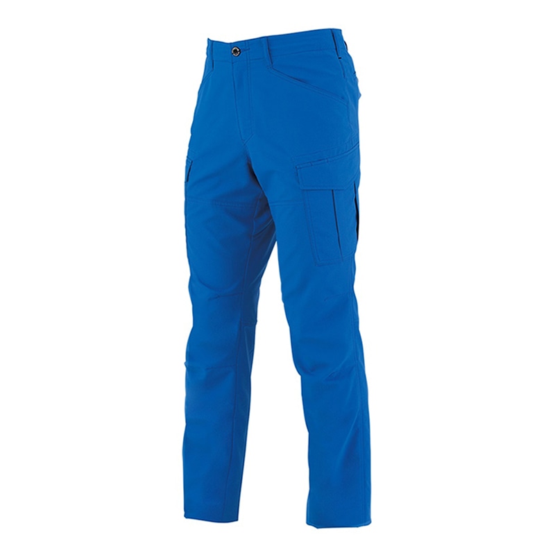 コーコス信岡 エコ・ストレッチ カーゴパンツ AE-9055 ブルー 3L 1枚（ご注文単位1枚）【直送品】