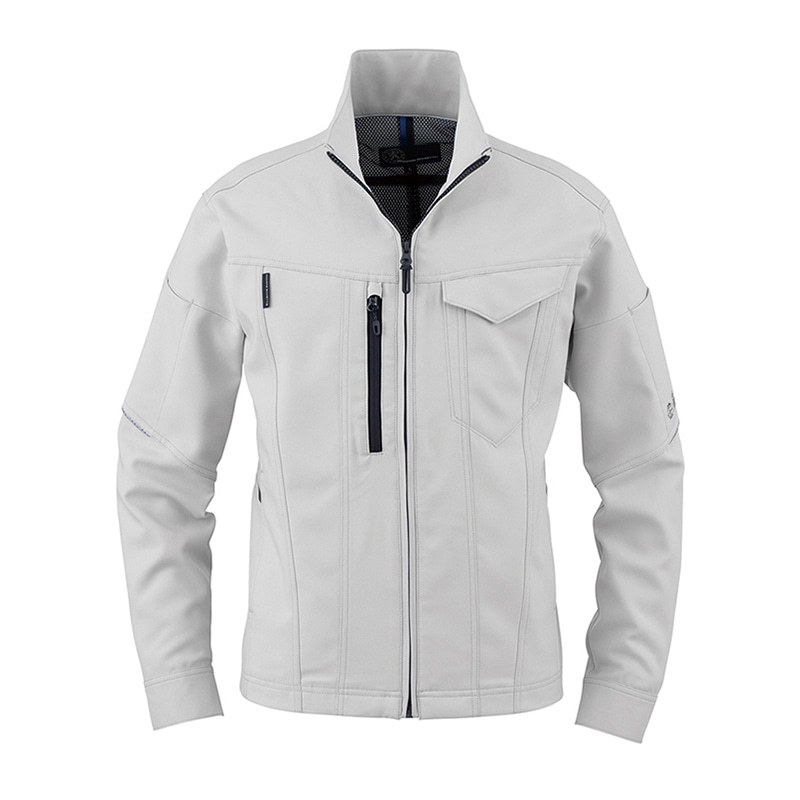 コーコス信岡 エコ・ストレッチ ブルゾン AE-9150 シルバー SS 1枚（ご注文単位1枚）【直送品】