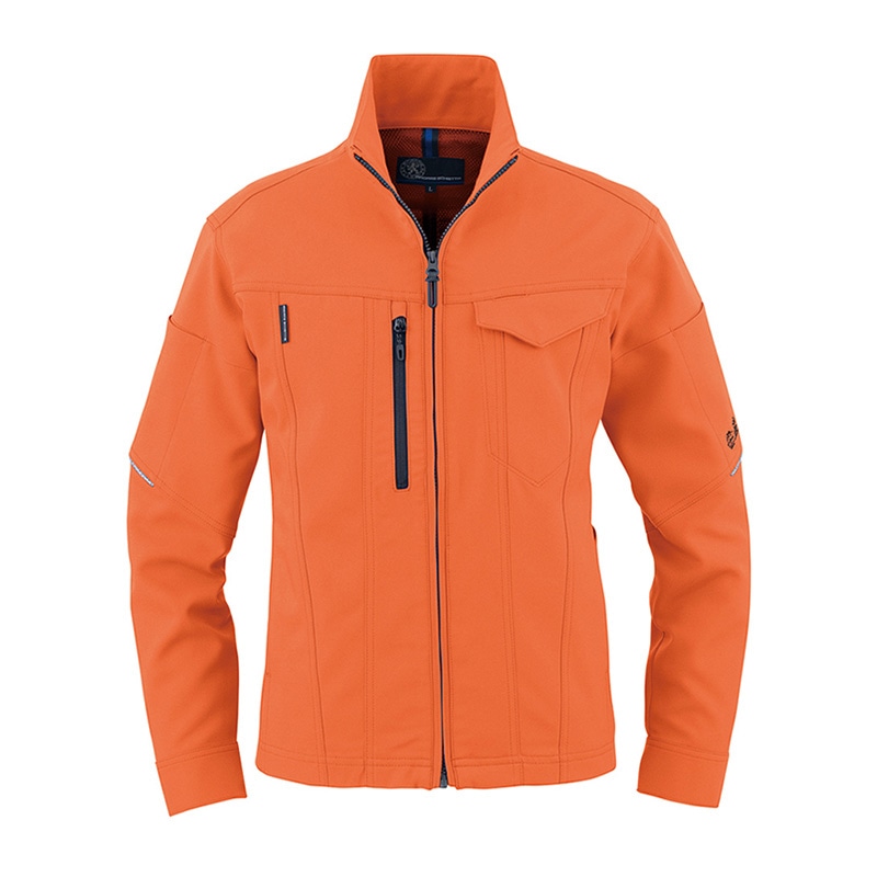 コーコス信岡 エコ・ストレッチ ブルゾン AE-9150 オレンジ 5L 1枚（ご注文単位1枚）【直送品】