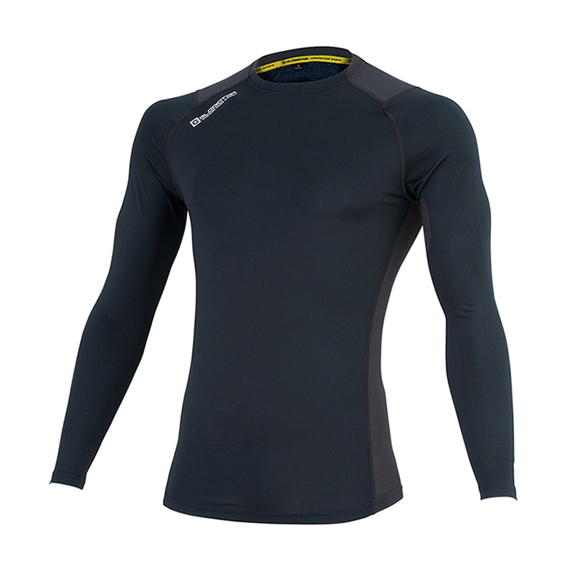 コーコス信岡 バックメッシュ クールパワーサポート長袖 G-1028 ブラック M 1枚（ご注文単位1枚）【直送品】