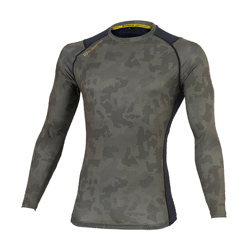 コーコス信岡 バックメッシュ クールパワーサポート長袖 G-1028 ドットアーミー XXL 1枚（ご注文単位1枚）【直送品】