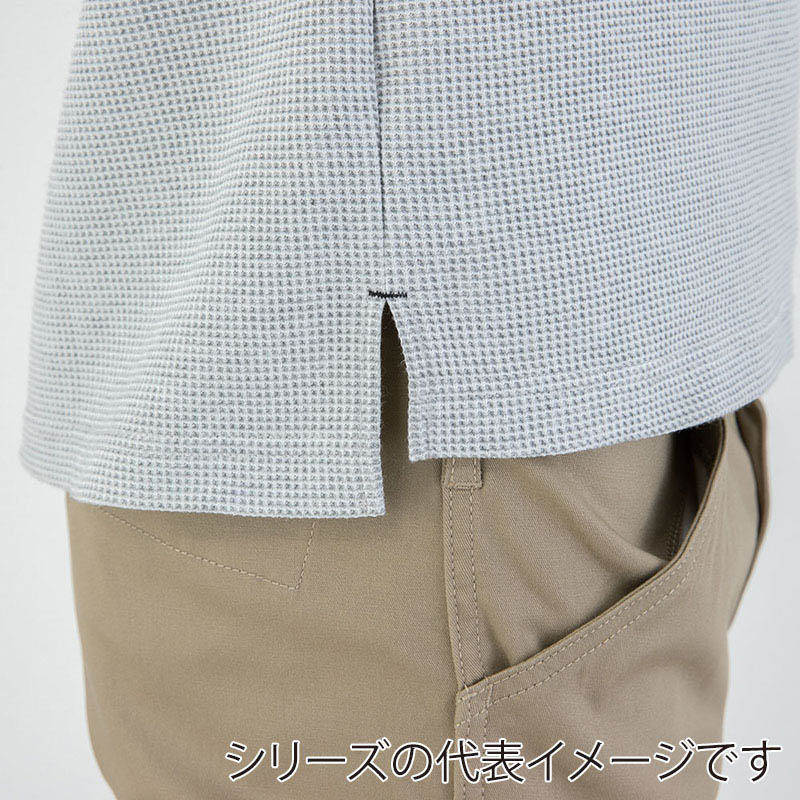 コーコス信岡 長袖ポロシャツ G-9158 グレー L 1枚（ご注文単位1枚）【直送品】