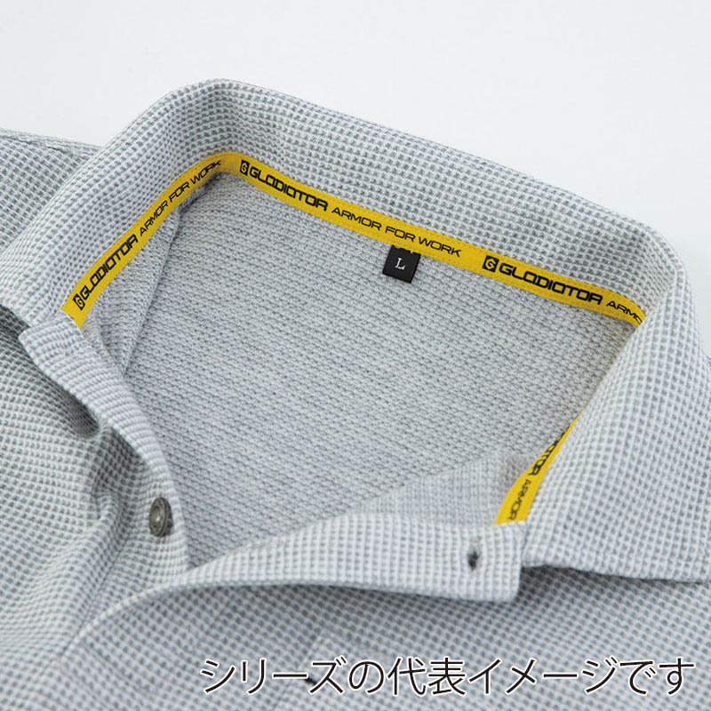 コーコス信岡 長袖ポロシャツ G-9158 アーミー 3L 1枚（ご注文単位1枚）【直送品】