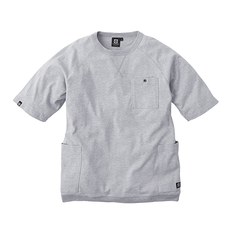 コーコス信岡 5ポケット半袖Tシャツ G-947 モクグレー SS 1枚（ご注文単位1枚）【直送品】