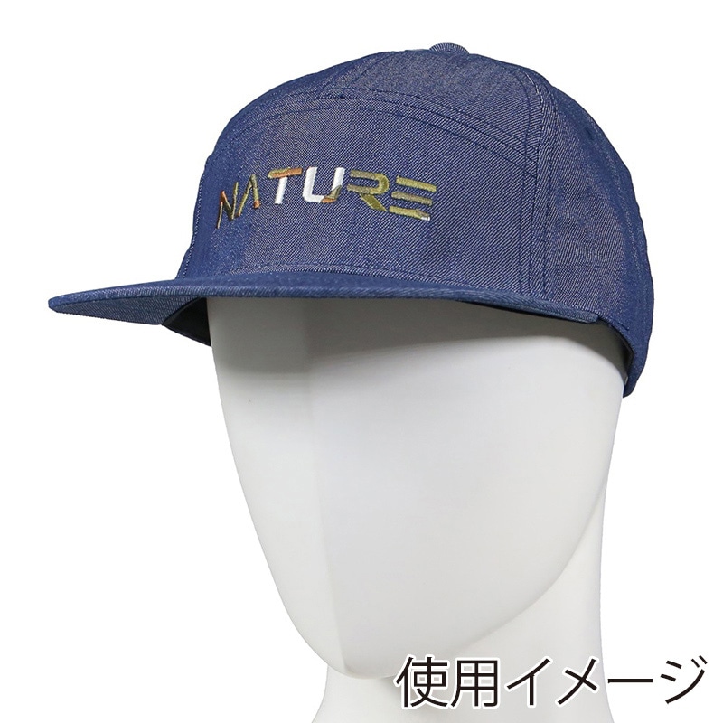 コーコス信岡 ワークキャップ FF-300 インディゴ F 1個（ご注文単位1個）【直送品】