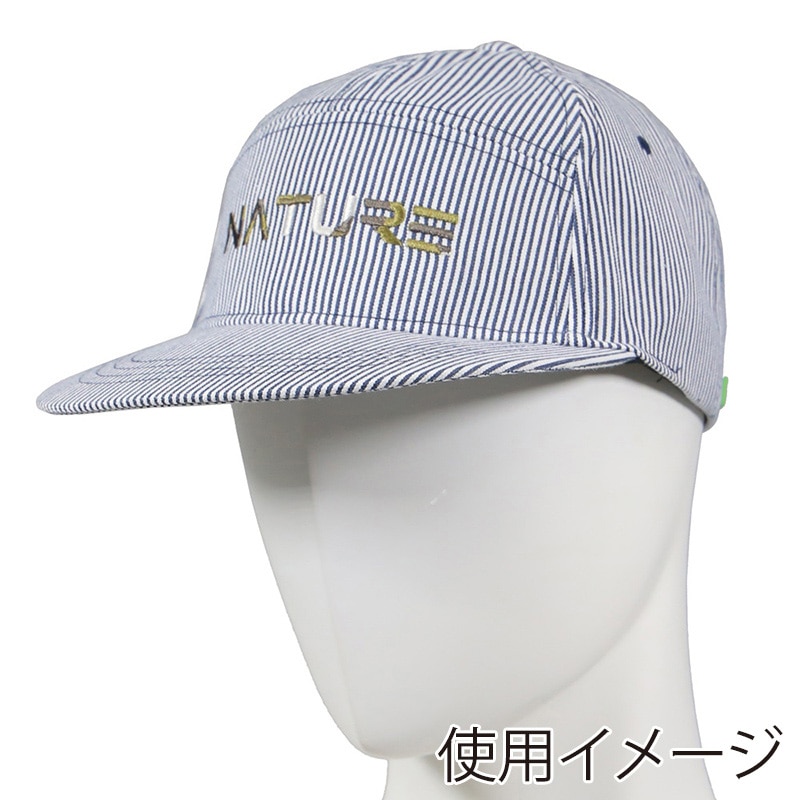 コーコス信岡 ワークキャップ FF-300 ヒッコリー F 1個（ご注文単位1個）【直送品】