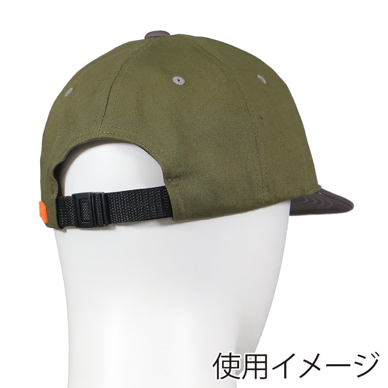 コーコス信岡 ワークキャップ FF-300 カーキ/グレー F 1個(ご注文単位1個)【直送品】