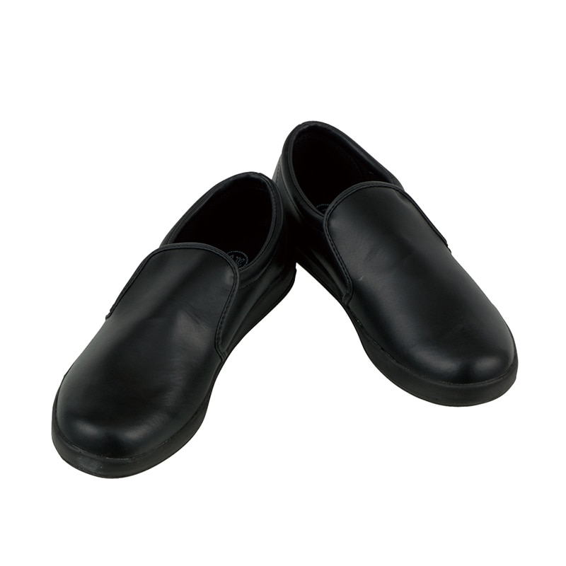 コーコス信岡 厨房シューズ ブラック A-48000 23.5cm 1組（ご注文単位1組）【直送品】