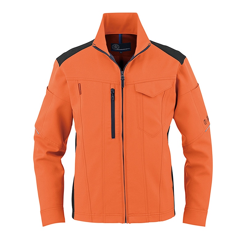 コーコス信岡 エコ・ストレッチ ブルゾン AE-9160 オレンジ 5L 1枚（ご注文単位1枚）【直送品】