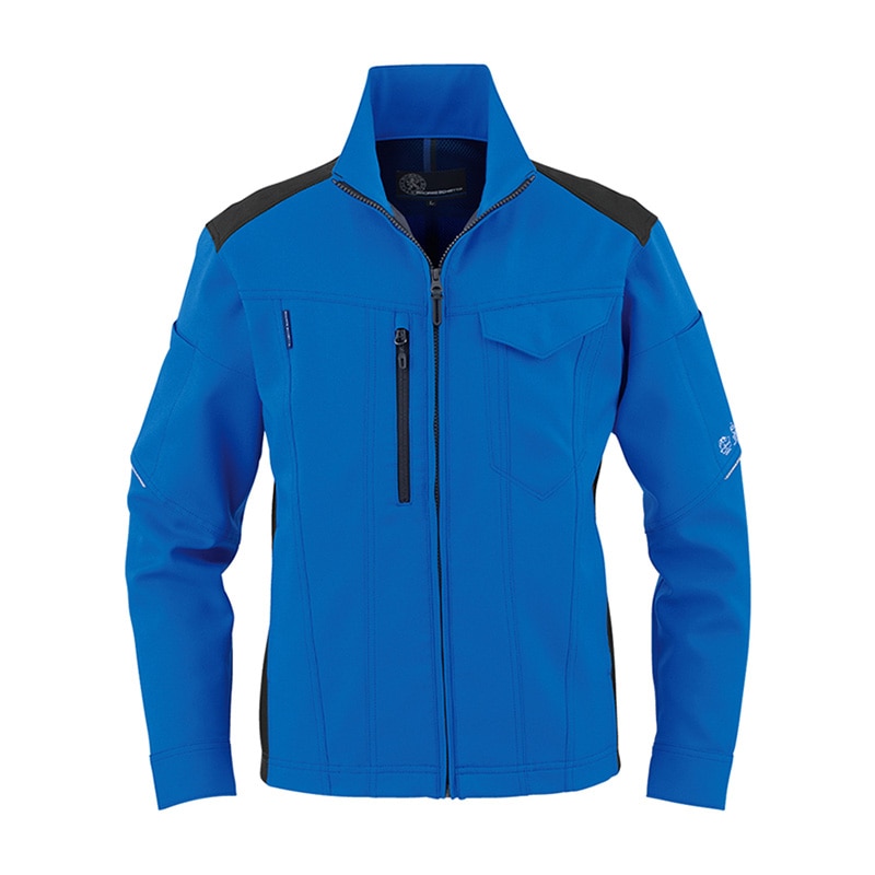 コーコス信岡 エコ・ストレッチ 長袖ブルゾン AE-9061 ブルー 5L 1枚（ご注文単位1枚）【直送品】