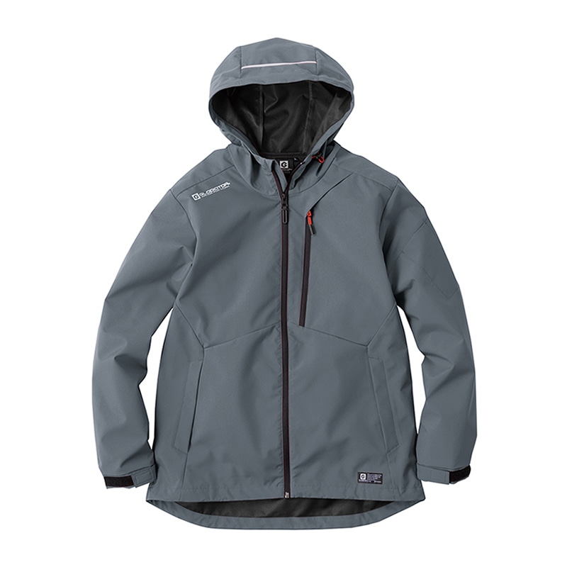 コーコス信岡 防風ストレッチパーカー G-1046 グレー XL 1枚（ご注文単位1枚）【直送品】