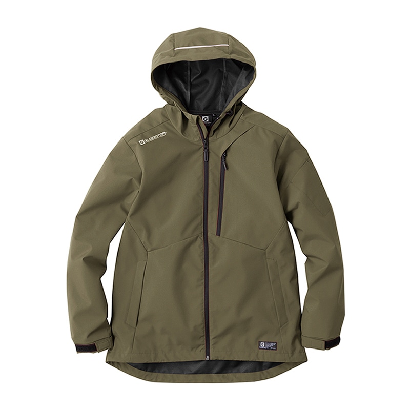 コーコス信岡 防風ストレッチパーカー G-1046 カーキ L 1枚（ご注文単位1枚）【直送品】