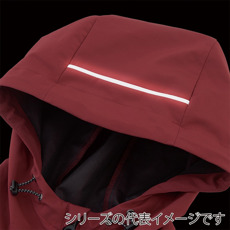 コーコス信岡 防風ストレッチパーカー G-1046 レッド XXL 1枚（ご注文単位1枚）【直送品】