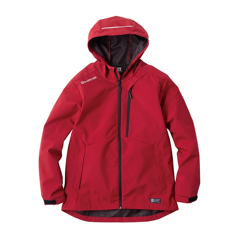 コーコス信岡 防風ストレッチパーカー G-1046 レッド 3XL 1枚（ご注文単位1枚）【直送品】
