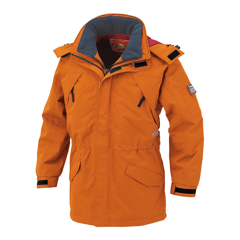 コーコス信岡 透湿防水防寒コート 8866 オレンジ LL 1枚（ご注文単位1枚）【直送品】