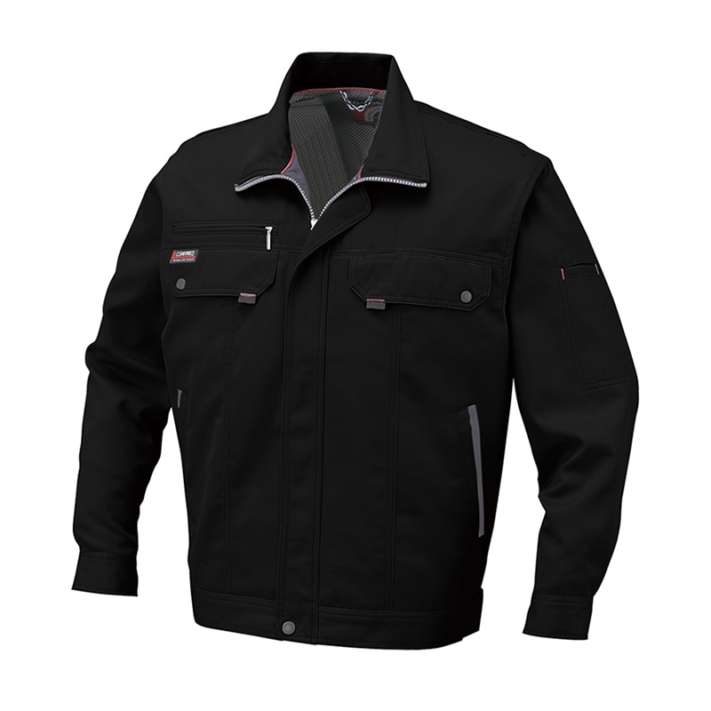 コーコス信岡 エコ・防汚ブルゾン K-7770 ブラック L 1枚（ご注文単位1枚）【直送品】