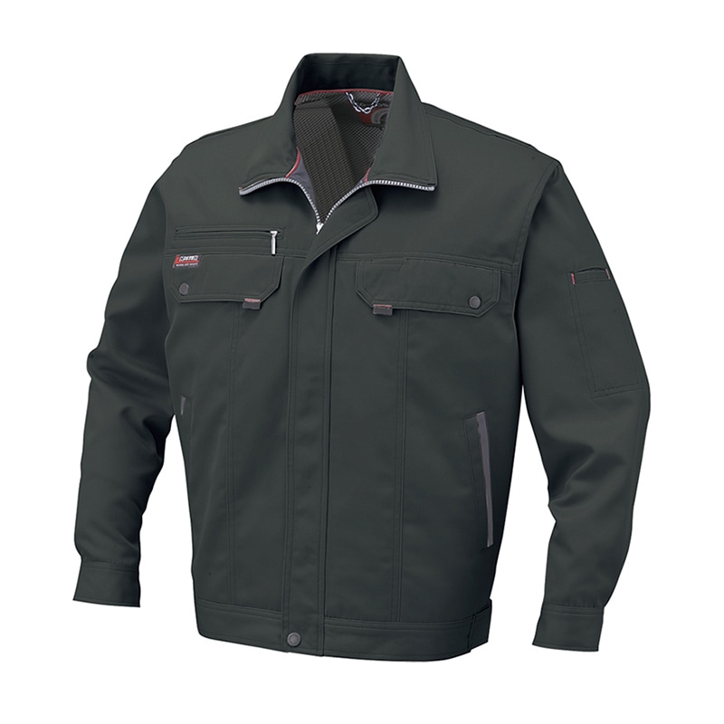 コーコス信岡 エコ・防汚ブルゾン K-7770 ダークグリーン M 1枚（ご注文単位1枚）【直送品】