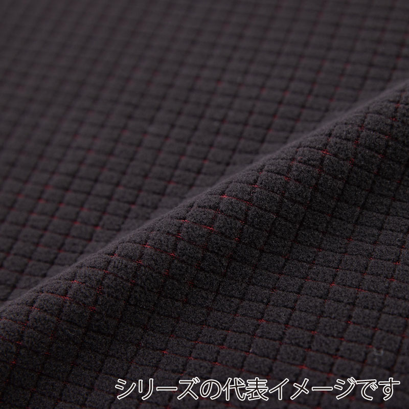 コーコス信岡 光吸収発熱 ハーフジップ長袖 G-9178 レッド L 1枚（ご注文単位1枚）【直送品】