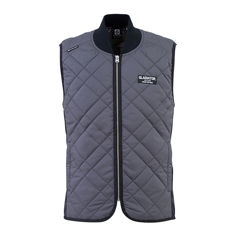 コーコス信岡 ボルトヒート キルティングベスト G-8839 グレー 4L 1枚（ご注文単位1枚）【直送品】