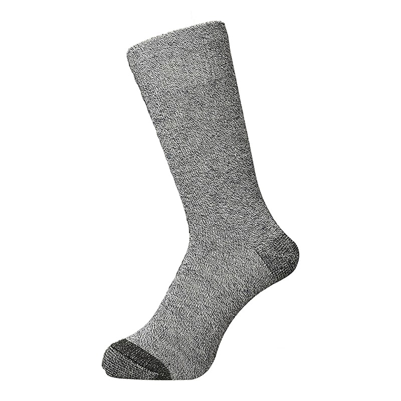 コーコス信岡 綿混軍足 10足組 ERG-2000 グレー F 1個（ご注文単位1個）【直送品】