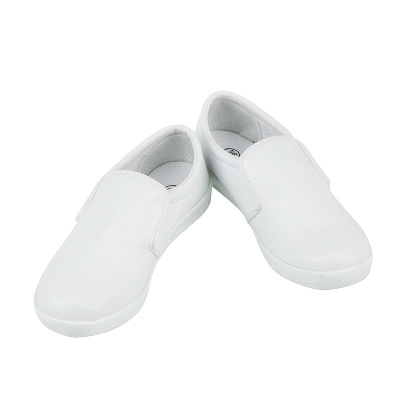コーコス信岡 厨房シューズ ホワイト A-48000 23.5cm 1組（ご注文単位1組）【直送品】