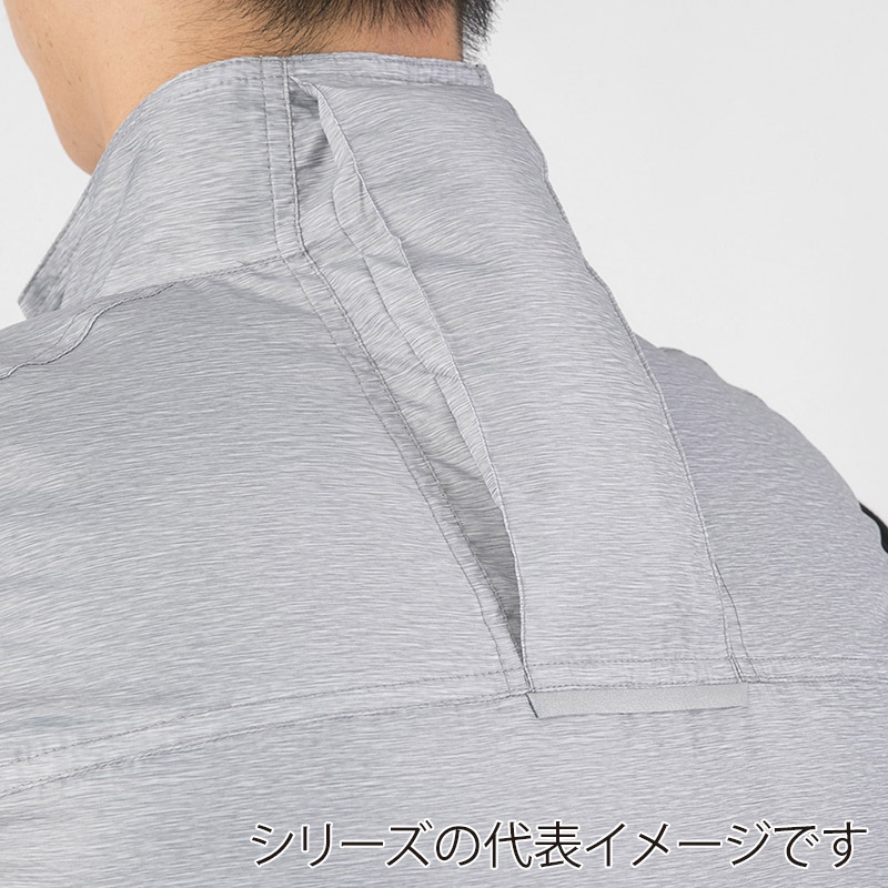 コーコス信岡 ボルトクール LITE 半袖ブルゾン GL-4020 モクグレー XS 1枚（ご注文単位1枚）【直送品】