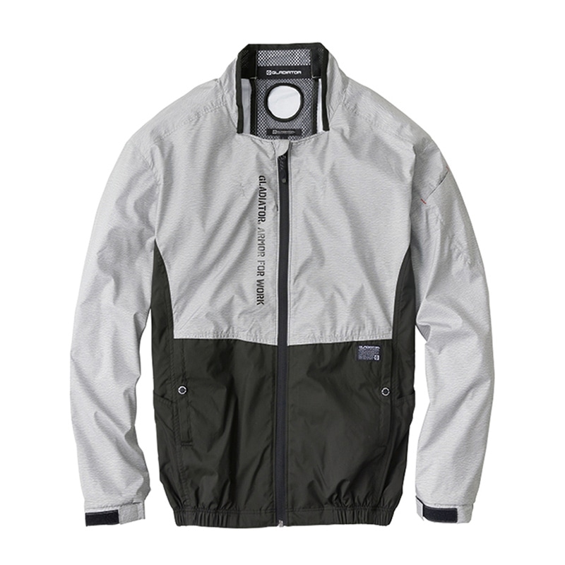 コーコス信岡 ボルトクール LITE 長袖ブルゾン GL-4021 モクグレー XXL 1枚（ご注文単位1枚）【直送品】