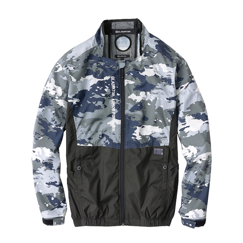 コーコス信岡 ボルトクール LITE 長袖ブルゾン GL-4021 グレーカモ S 1枚（ご注文単位1枚）【直送品】